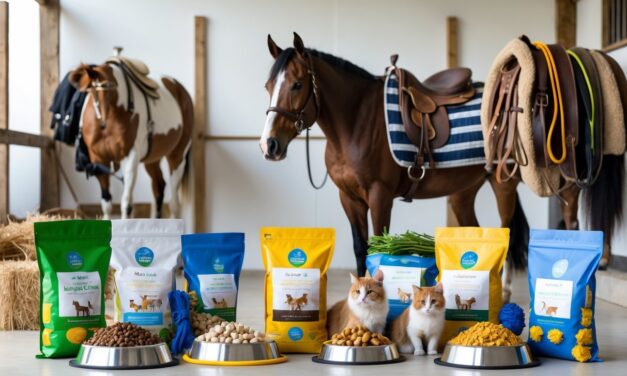 Sådan finder du det bedste foder og udstyr til hund, kat og hest